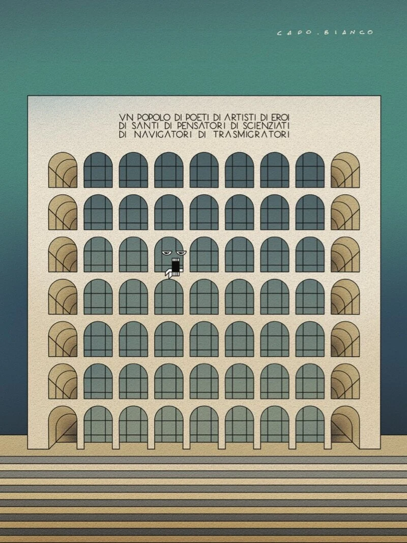 Colosseo quadrato fine art print by Capo.Bianco.