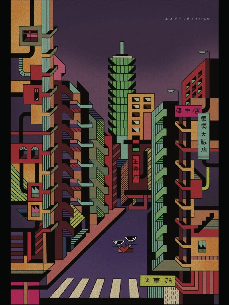 Love in Taipei fine art print by Capo.Bianco.